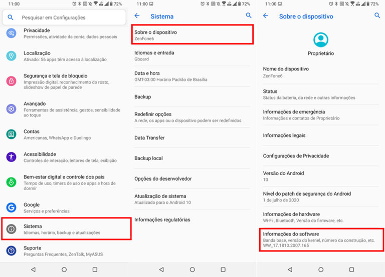 Como atualizar manualmente o ZenFone ASUS Fanáticos