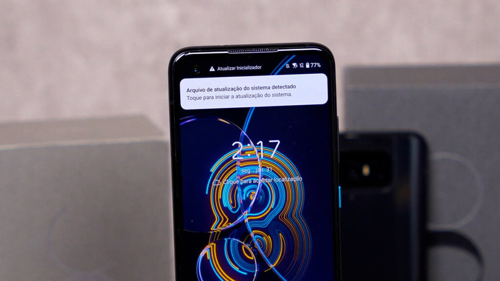 atualizar zenfone 8 android 12